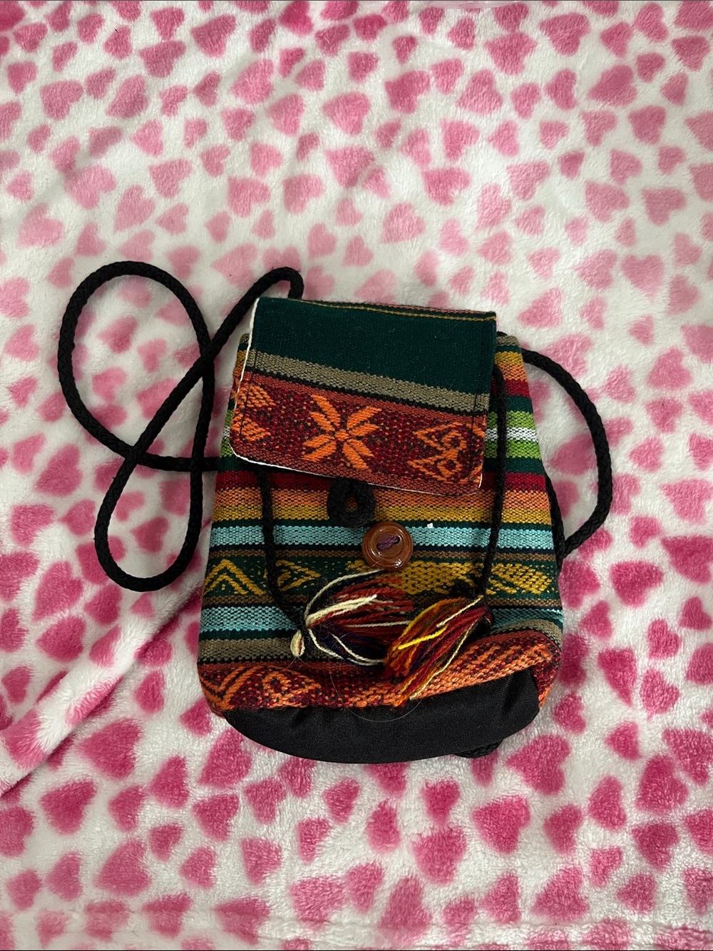 Handwoven Multicolor Ethnic Crossbody Bag